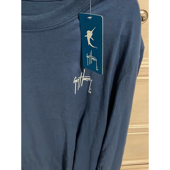 NWT men’s guy Harvey signature graphic long sleeve shirt large - Picture 4 of 5